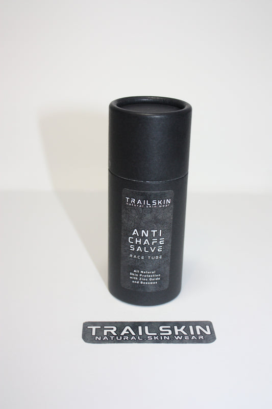 RACE TUBE- TrailSkin Anti-Chafe Salve - 60g  Cardboard Push-up Tube